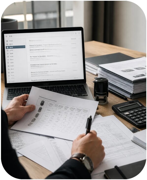 Запрос коммерческих предложений у поставщиков от 7711 р. | Фиалан-Врк